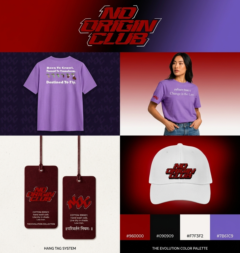 NOC "Evolution" Lavender Graphic Tee | Change is the Law